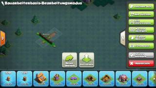 Clash of Clans Bauarbeiterbasis Meisterhütte lvl 3 Aufstellung