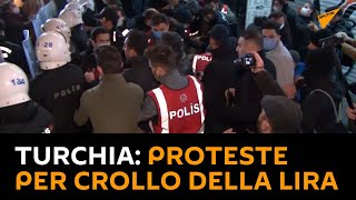 Turchia: proteste per crollo della lira