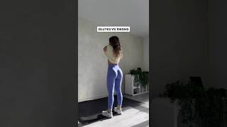 GLUTES VS THIGHS WORKOUTS save these for later ???? #glutes #workout #shorts #fitness