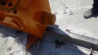 Quá trình lắp đặt cẩu container 35 tấn