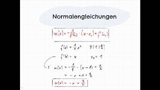 Normalengleichungen bestimmen
