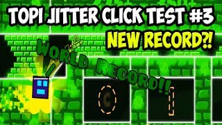 "NEW RECORD" of Jitterclick Challenge  | Topi Geometry Dash #3