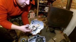 Понижающая шестерня от Mitsubishi Delica в раздатку Pajero Io. Нюансы замены.