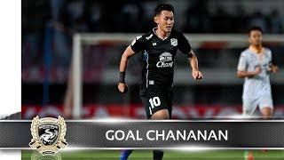 GOAL CHANANAN MATCH UBON UMT VS SUPHANBURI FC