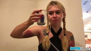 DateSlam - Sexy Young Blonde Misha For Online Hookup