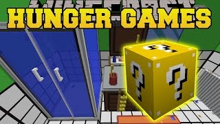 Minecraft: THE DROPPER BATHROOM HUNGER GAMES - Lucky Block Mod - Modded Mini-Game