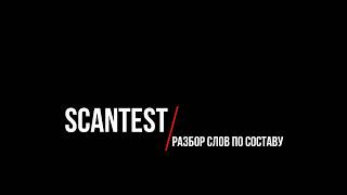 Разбор слов по составу (морфемный) - ScanTest