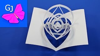 DIY Открытки | 3D Открытка трансформер из бумаги