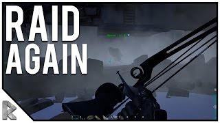 RAIDING THEM AGAIN, FAIL - Ark Survival Evolved "The Volcano" PVP #24