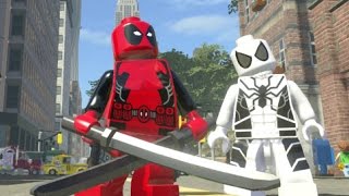 LEGO Marvel Super Heroes - Deadpool Free Roam Gameplay