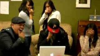 Family reaction to 2 girls 1 cup LoL!!
