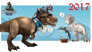 Подеремся динозаврами  Jurassic World The Game прохождение на русском