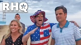 Marjorie Taylor Greene & Matt Gaetz Get The Perfect California Welcome