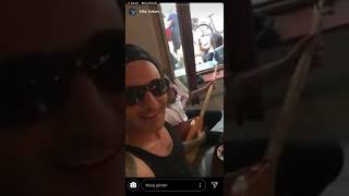 Ais Ezhel saz çalıp türkü söylüyor | Instagram story | Killa Hakan