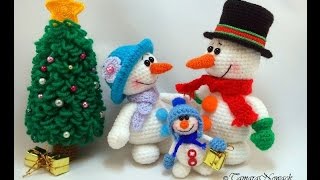 Новогодние Игрушки, Вязанные Крючком - 2019 /Christmas Toys, crochet / Weihnachten Spielzeug Häkeln