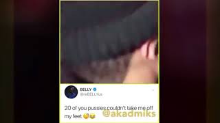 Belly punched and jumped at Coachella Festival