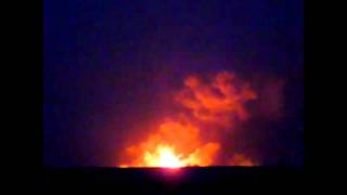 Пожар под Ижевском (Пугачево).Видео очевидцев.Июнь 2011