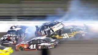 Nascar - Kansas - 2018 - Crash Compilation