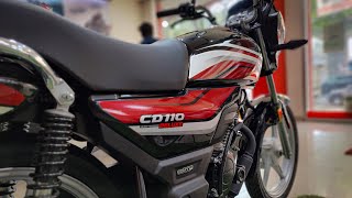 2022 Honda CD110 Dream Deluxe Model ( Blue & Red ) BS6 With All New Features | Rash Gear