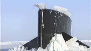 VBC   USA   Navy   Submarine Surfacing in ice hires