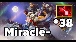 [Dota2] Miracle- Pro Timbersaw BloodStone 38 Stack