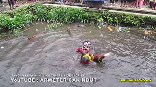 JARANAN BUTO NGAMUK, NDADI KECEBUR KOLAM