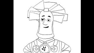 Fix-man. Fixiki. How to draw a easy? (Фиксики. Папус. Как нарисовать просто?)