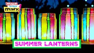 Easy Colorful Summer Lanterns