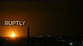 IDF airstrikes hit alleged Hamas targets in Gaza in response to incendiary balloons