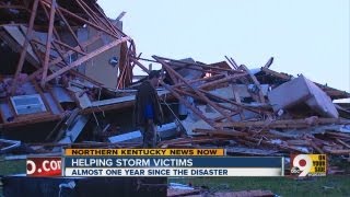 Piner, Kentucky stael dealing with emotional, physical aftermath of last year's tornado