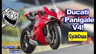 2018 Ducati Panigale V4 UNVEILED! Sounds Like MotoGP Bike!