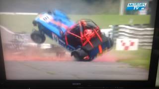 Caterham Roadsport crash Snetterton april 2015