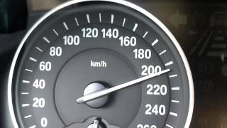 BMW 118d F20 Höchstgeschwindigkeit/Top Speed (218km/h) 143PS (hp)