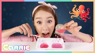 凱利的Dodoto章魚蛋丸食玩制作玩具遊戲 popin cookin |  凱利和玩具朋友們 CarrieAndToys
