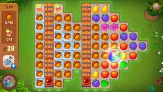 Gardenscapes Level 1209 HARD