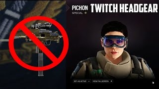 Rainbow Six Siege Twitch New Headgear skin RIP SMG11 Nerf No more ACOG sights RENOWN IS REFUNDED