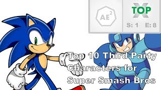 Top 10 Third Party Characters For Super Smash Bros.