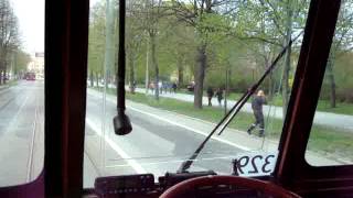 Spårvagn,Tram,A31 nr 329, Djurgårdslinjen, Stockholm