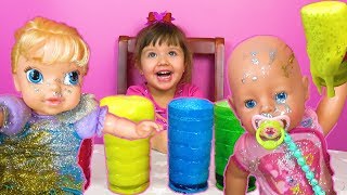 #Кукла БебиБон# ПРИШЛА на ПЕННУЮ ВЕЧЕРИНКУ и ПРИВЕЛА ДРУЗЕЙ
