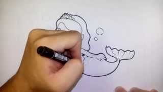 โซเพีย เดอะเฟิร์สท์ เจ้าหญิงฝึกหัด ตอน นางเงือก วาดการ์ตูน กันเถอะ