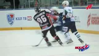 Омские Ястребы vs Мамонты Юргы 16 октября 2014