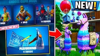 *NEW* PLAYGROUND MODE GAMEPLAY - Fortnite Battle Royale