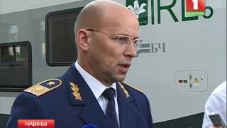 Новости региона (Беларусь-1 Гомель, 17.06.2016) Запуск поездов Гомель-Минск, посещение "Спартак"