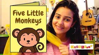 FIVE LITTLE MONKEYS JUMPING ON THE BED ;)