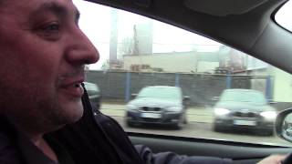 Edip Yüksel (T) Berlin'de bir şöförle sohbet