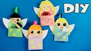 DIY АНГЕЛОЧЕК - КОНВЕРТИК из бумаги / Поделки для детей / ЛумПланет