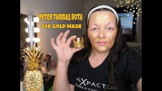 Peter Thomas Roth 24k gold mask first try ?or ?#skincare#goldmask#beauty