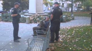 UCARE Portland Transit Cop In Park Intimidation FAIL!!!