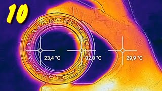 ???? 10 простых экспериментов с тепловизором которые Вас удивят. Полезное устройство