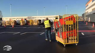 Nel cuore del centro smistamento Amazon di Vigonza, Padova